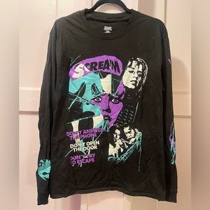 Scream - Horror Movie - Long Sleeve - Double Sided - Size Medium